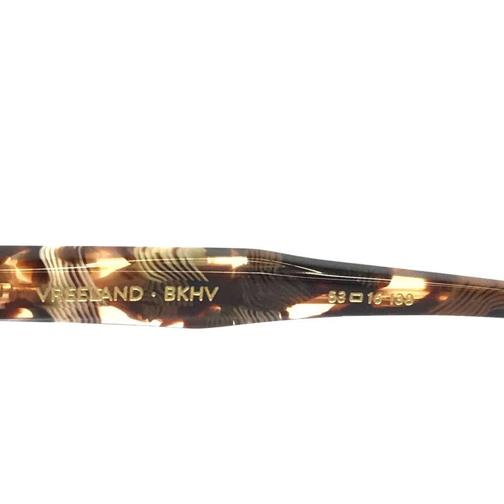 Etnia Barcelona Eyeglasses Frames VREELAND BKHV Black Havana Square 53-16-138